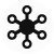 Peer network matrix icon